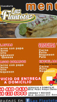 Las Flautotas menu