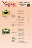 N'andys Sushi menu