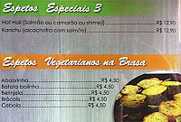 Tirreno's menu