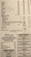 Frank’s Original Italian Pizza menu