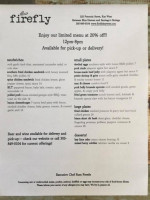 Firefly Key West menu