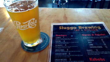 Sluggo Brewing Tap Kitchen menu