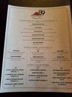 Steakhouse89 menu