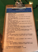Bonefish Harry's menu
