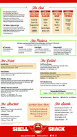 Shell Shack, Inc. Mesquite menu