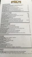Starlite Bbq menu