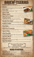 Brewster's Northgate menu
