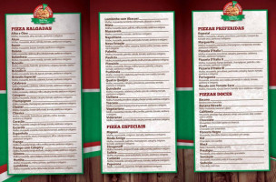 Pizzaria D'Italia menu