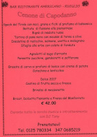 Bar Ristorante Americano Rueglio menu