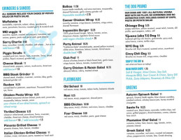 The Grind House menu