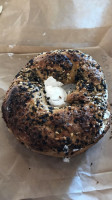 Woodgrain Bagel food