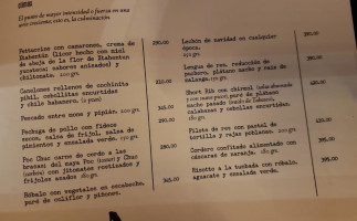 Carmela Y Sal menu