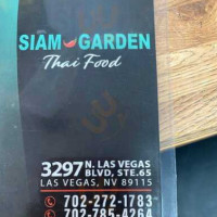 Siam Garden food