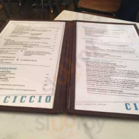 Ciccio menu
