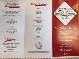 Knuckle Sandwich Sub Shop menu