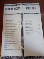 Meson Mangas menu