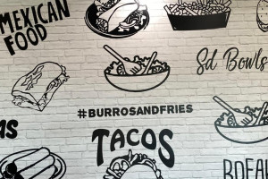 Burros Fries inside