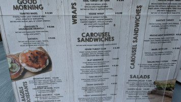 Carousel Bakery Palm Springs menu