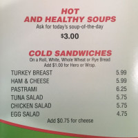 Ridgefield Park Deli Grill menu