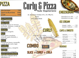 Curly Pizza food