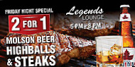 Legends Lounge & Grill food