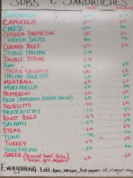 Gallo's Italian Grocery menu