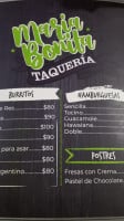 Maria Bonita Taquería menu