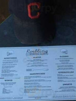 Roebling Sporting Club menu