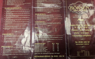 Börsen Restaurang Gatukök Mellerud menu