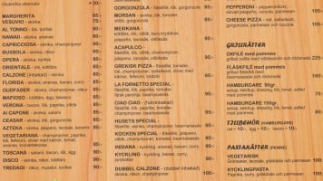 La Fornetto menu