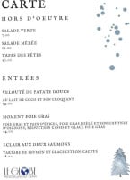 Le Globe Bar Restaurant menu