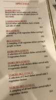 Habiba's Ethiopian Kitchen menu