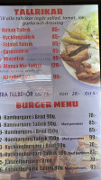 Bjuvs Kebabhouse menu