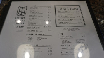 Method Coffee menu