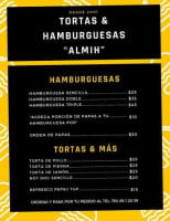 Tortas Y Hamburguesas Almih menu