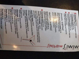 Mimi's menu