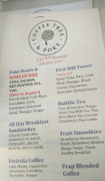 Coffee Tree Poke menu