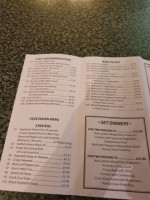 The Red Lantern menu