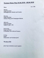 Rössli Benken Sg menu