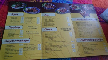 El Nueve menu