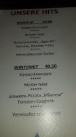 Restaurant Sonne menu