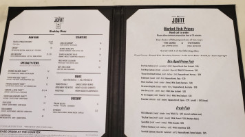 The Joint Seafood-sherman Oaks menu
