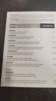 Turi’s Pizzeria menu