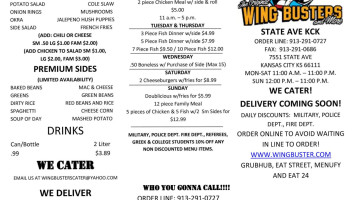 Wing Busters food