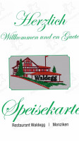 Waldegg menu