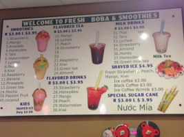 Fresh T Boba Smoothies food