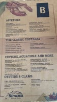 Barracuda menu