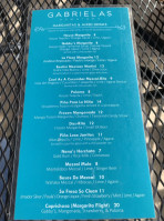 Gabrielas Downtown menu