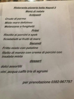 Bella Napoli 2 menu