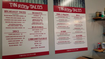Tin Roof Tacos food